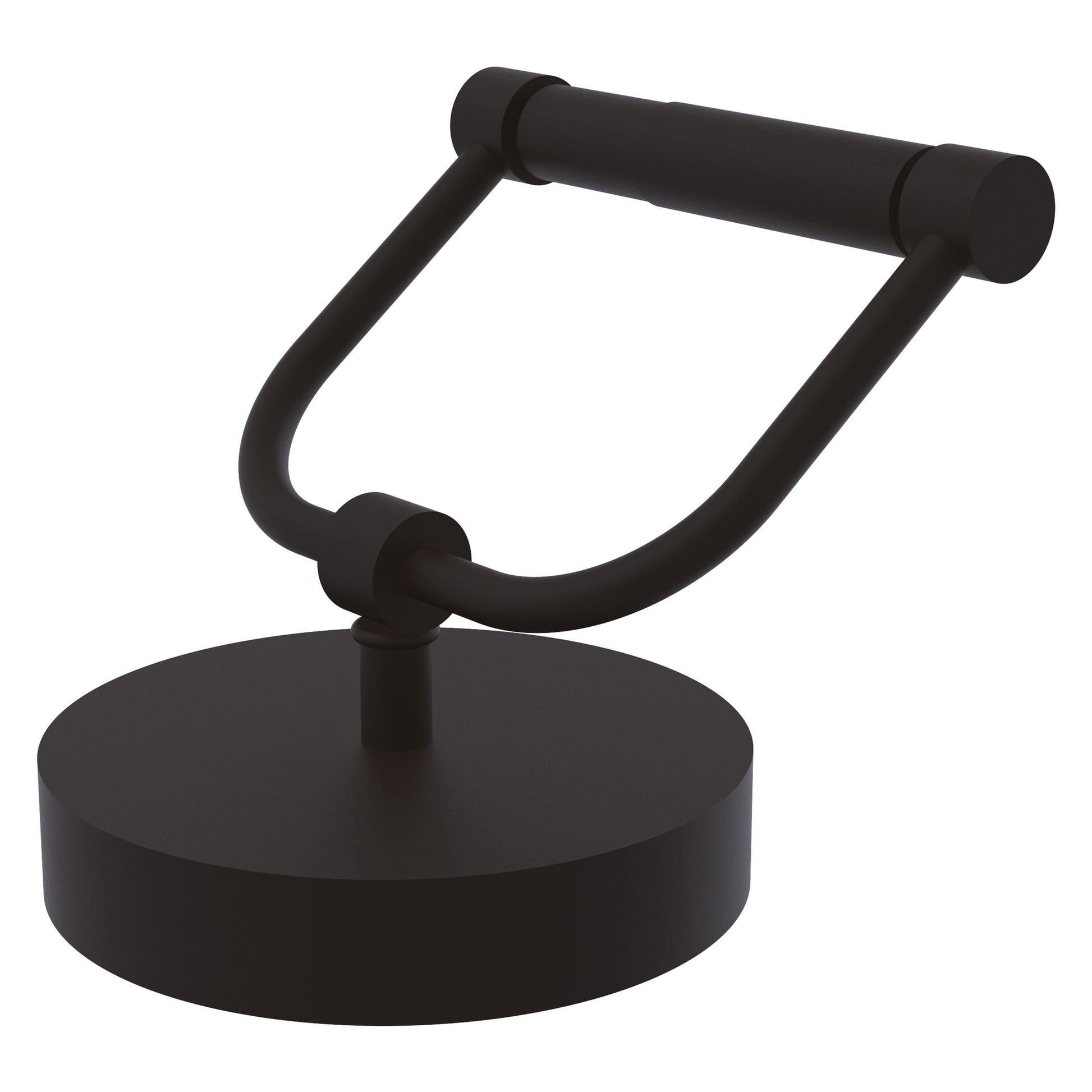 Allied Brass 1066 5.5" Oil Rubbed Bronze Solid Brass Toilet Paper Holder