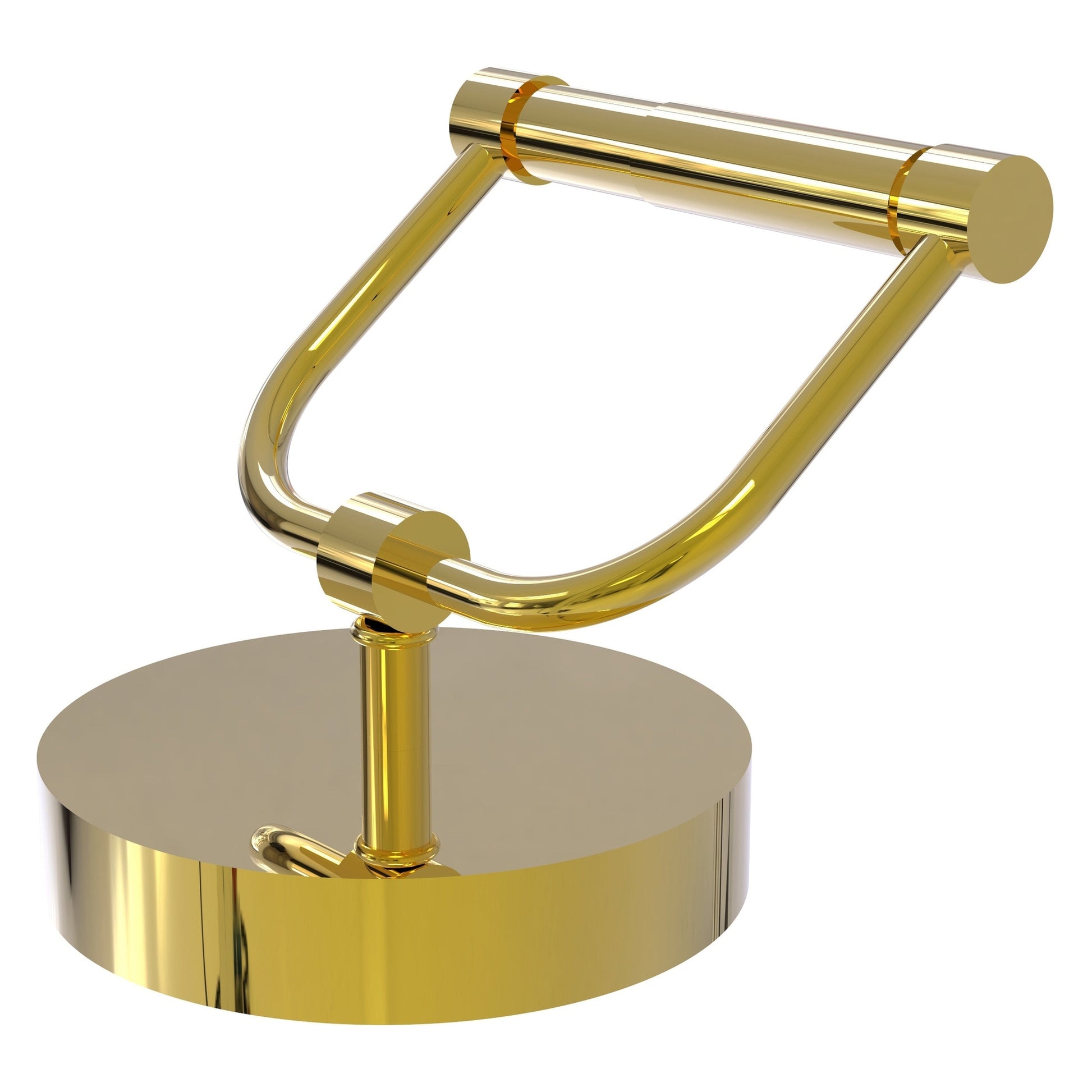 Allied Brass 1066 5.5" Polished Brass Solid Brass Toilet Paper Holder