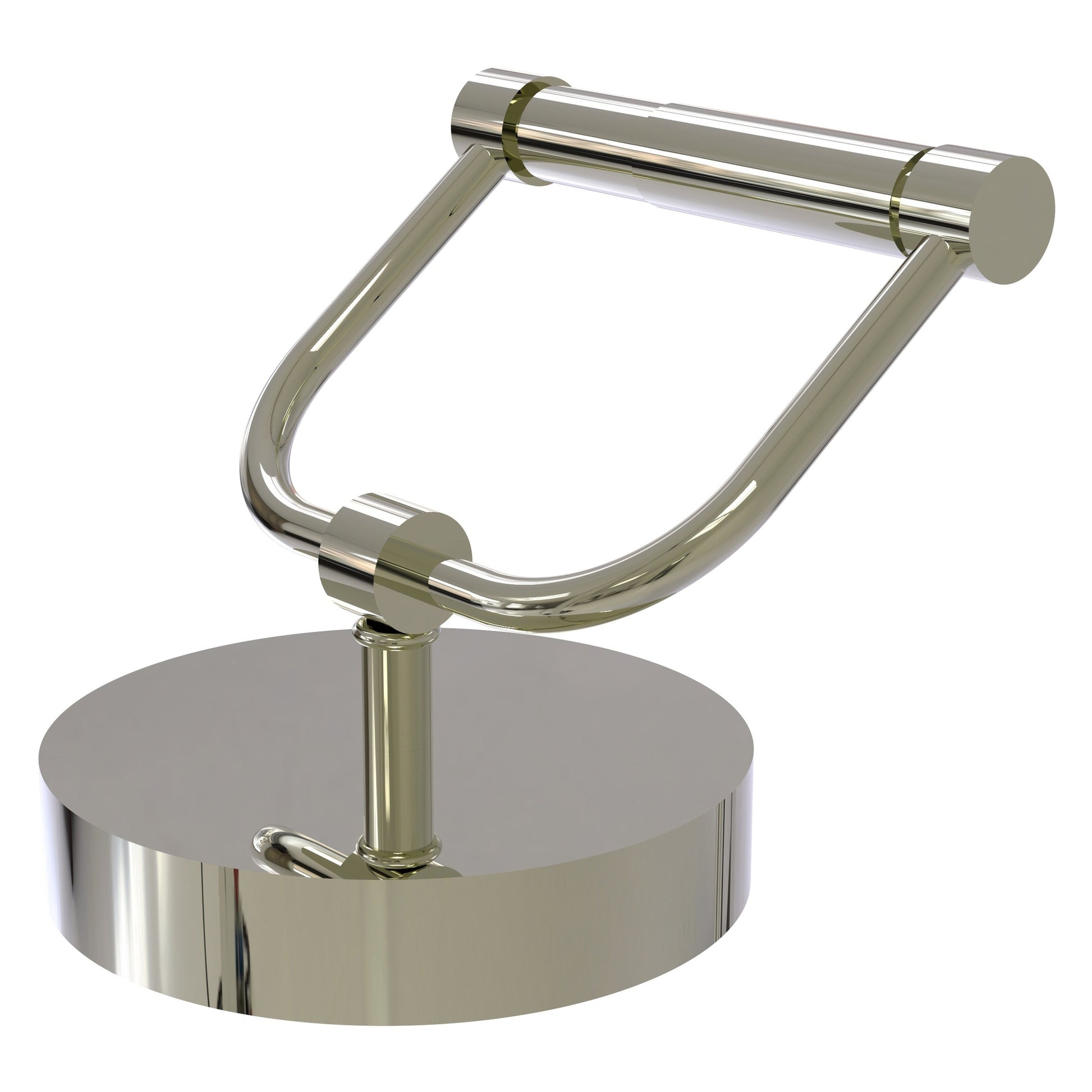 Allied Brass 1066 5.5" Polished Nickel Solid Brass Toilet Paper Holder