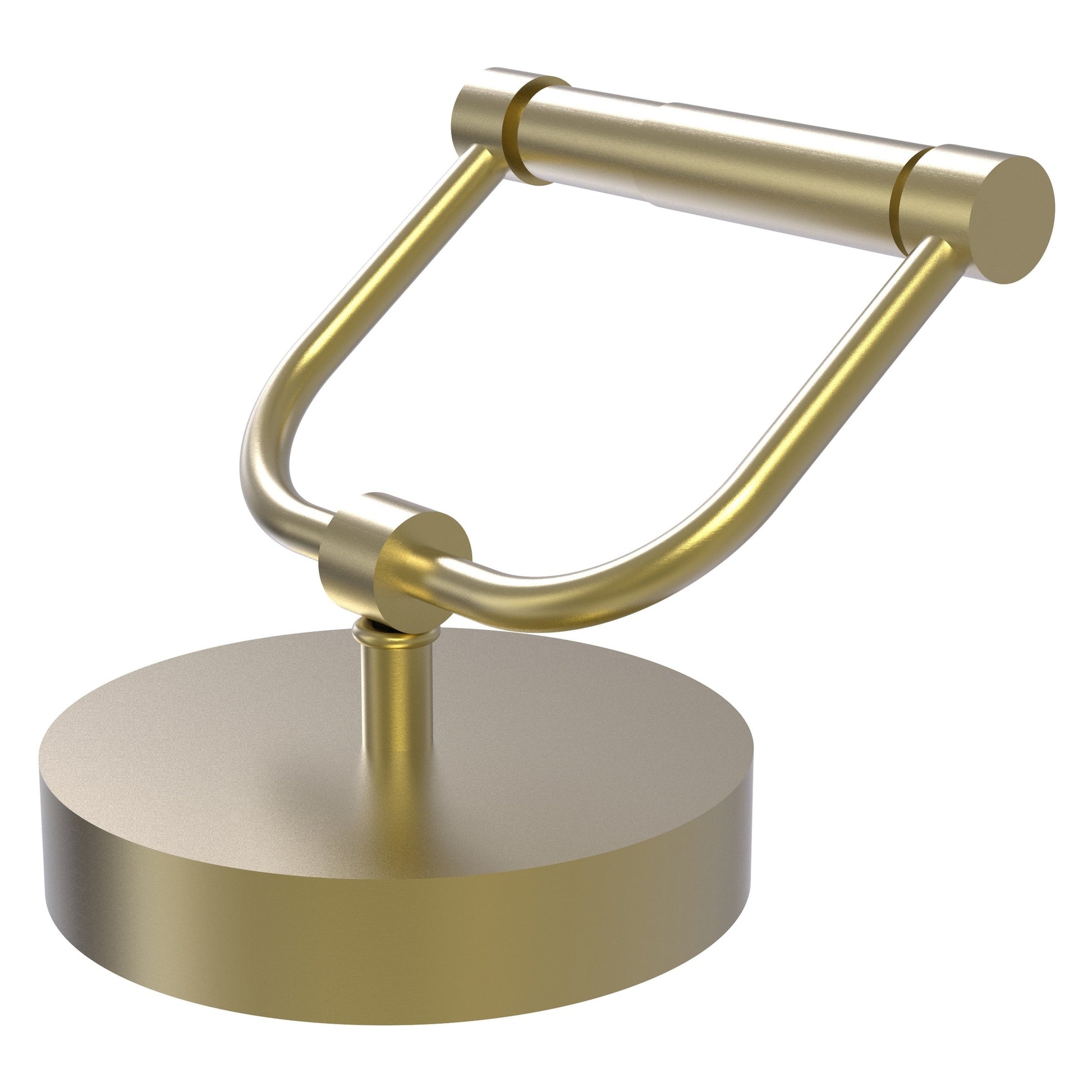 Allied Brass 1066 5.5" Satin Brass Solid Brass Toilet Paper Holder