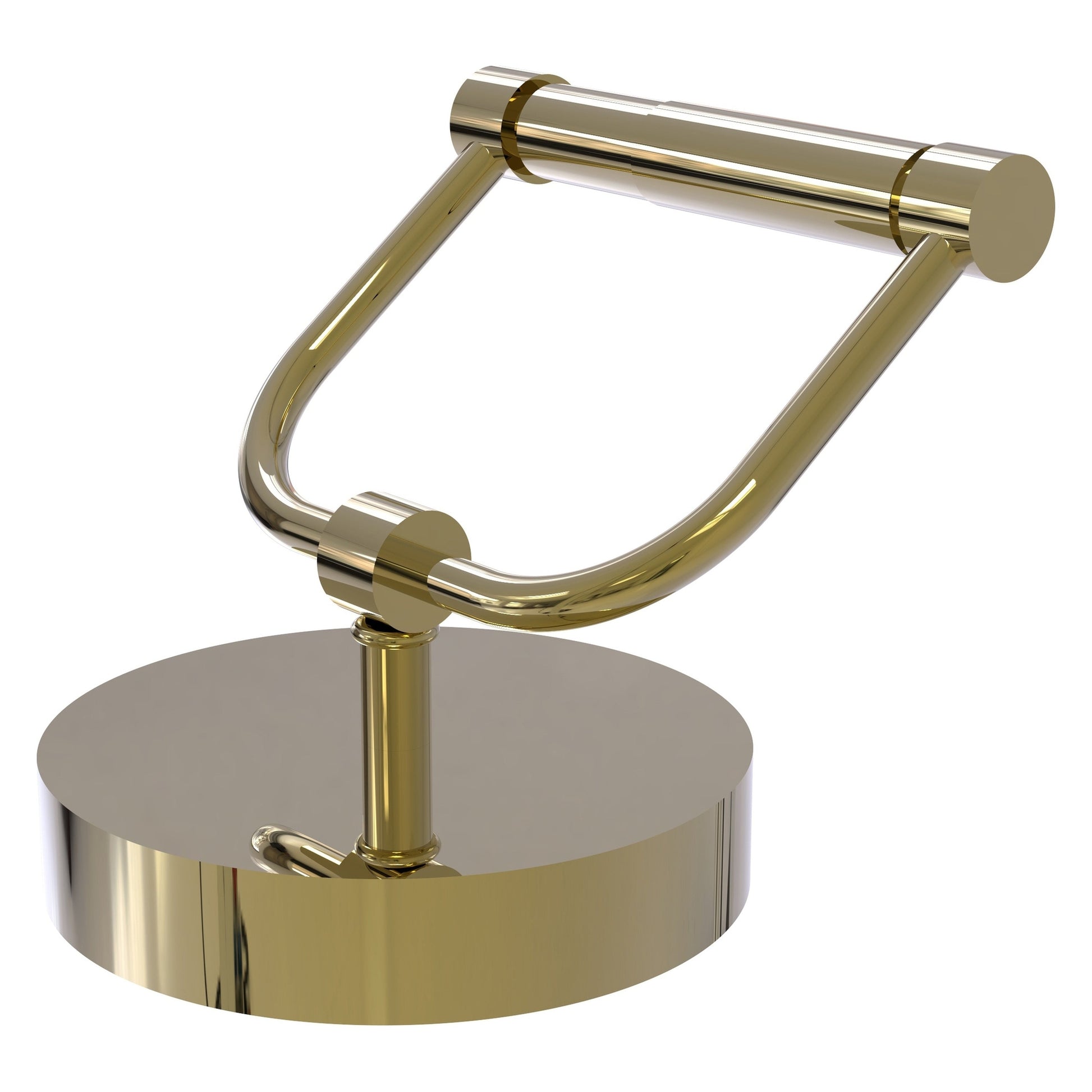 Allied Brass 1066 5.5" Unlacquered Brass Solid Brass Toilet Paper Holder