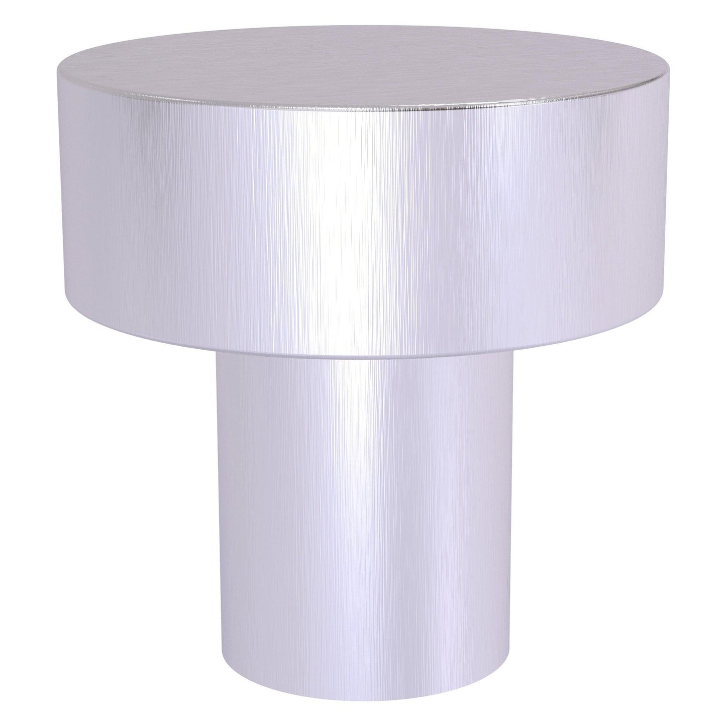 Allied Brass 107 1" Satin Chrome Solid Brass Cabinet Knob