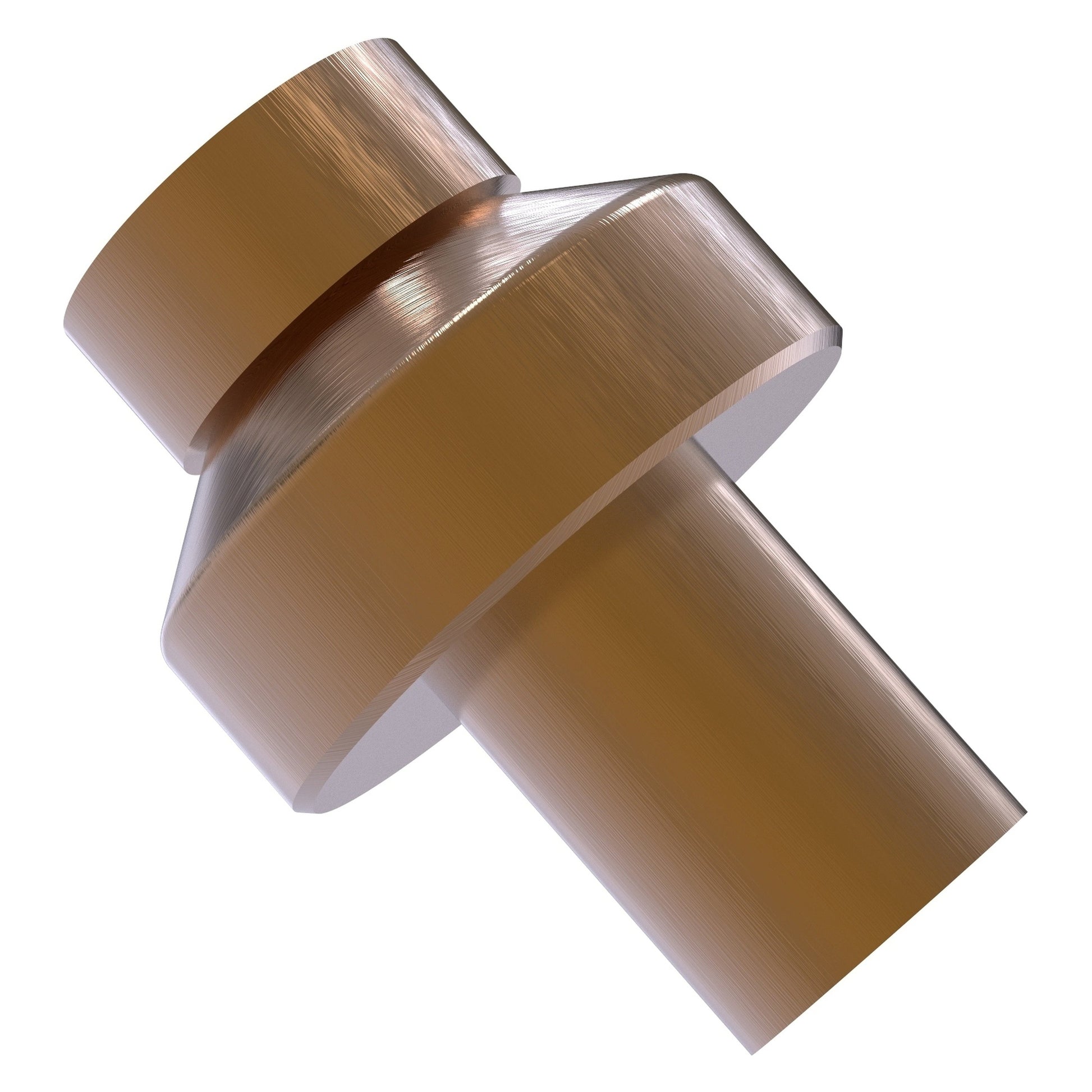 Allied Brass 108 1" Brushed Bronze Solid Brass Cabinet Knob