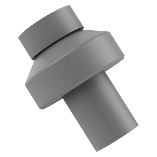 Allied Brass 108 1" Matte Gray Solid Brass Cabinet Knob