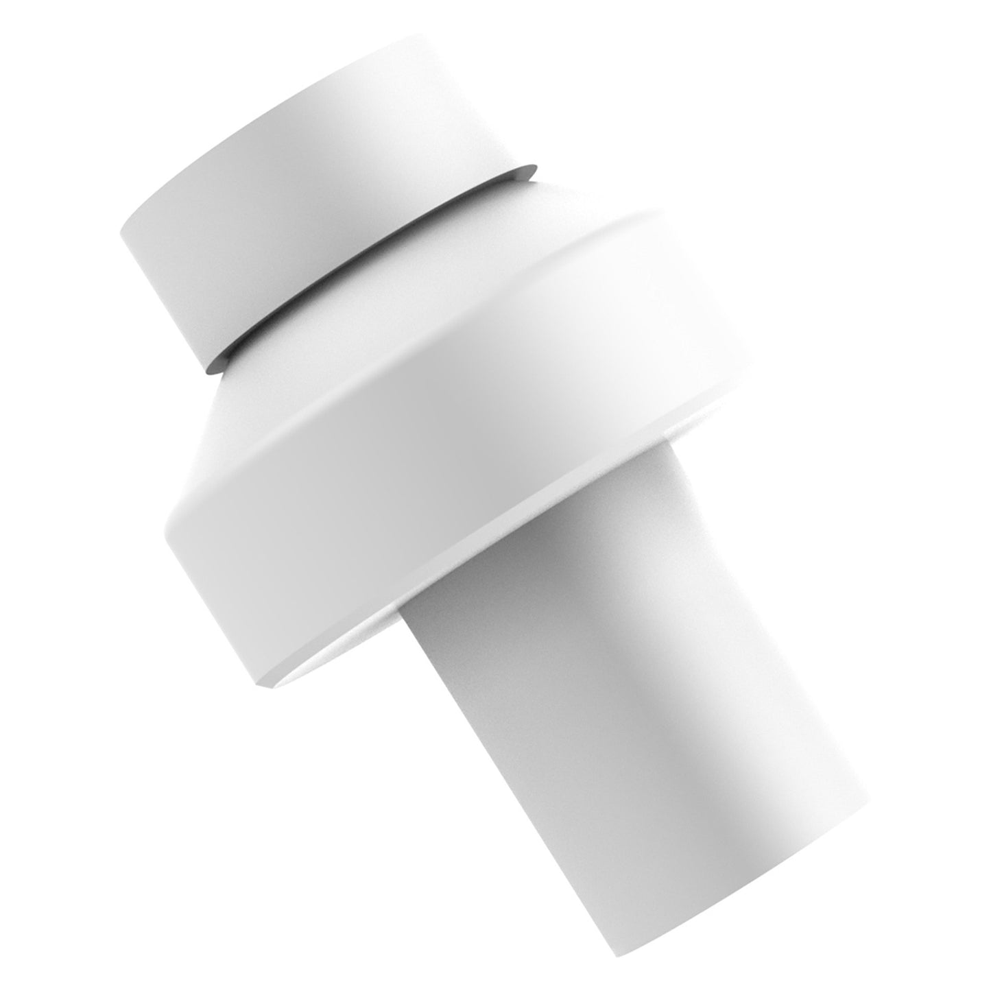 Allied Brass 108 1" Matte White Solid Brass Cabinet Knob