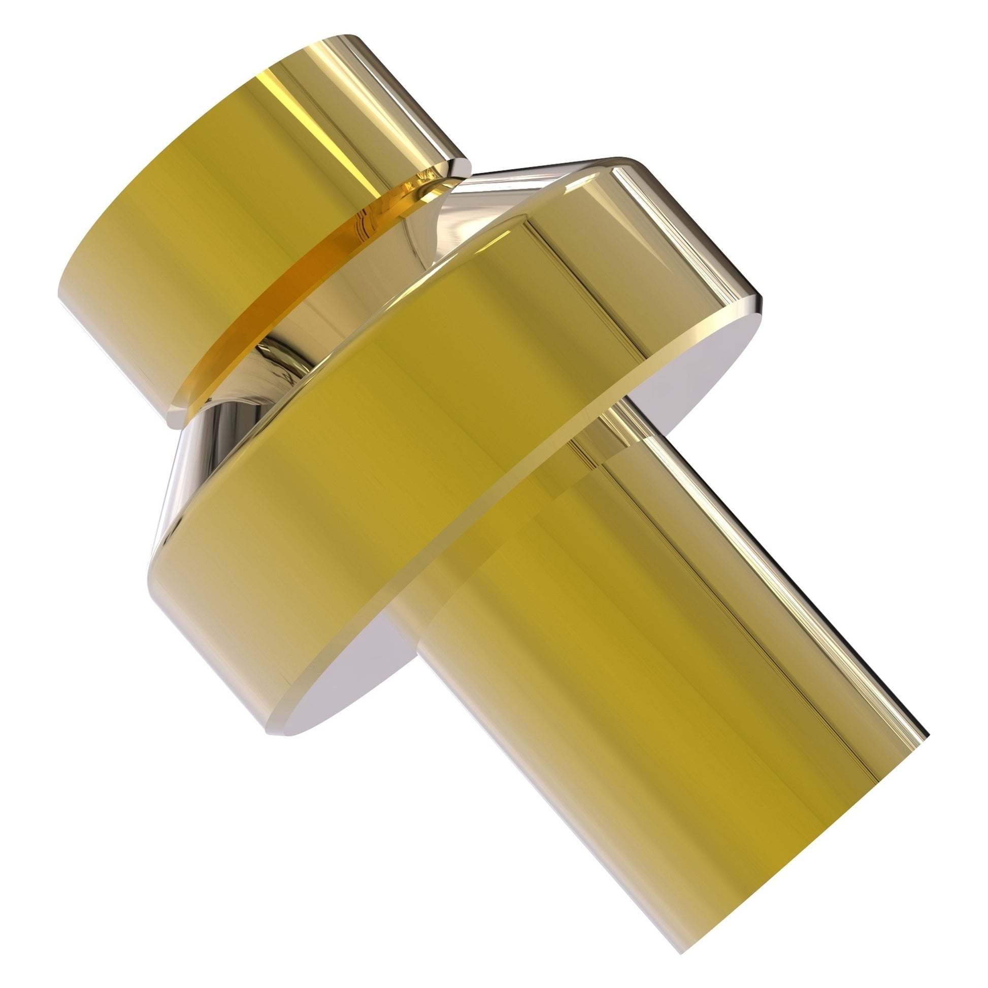 Allied Brass 108 1" Polished Brass Solid Brass Cabinet Knob