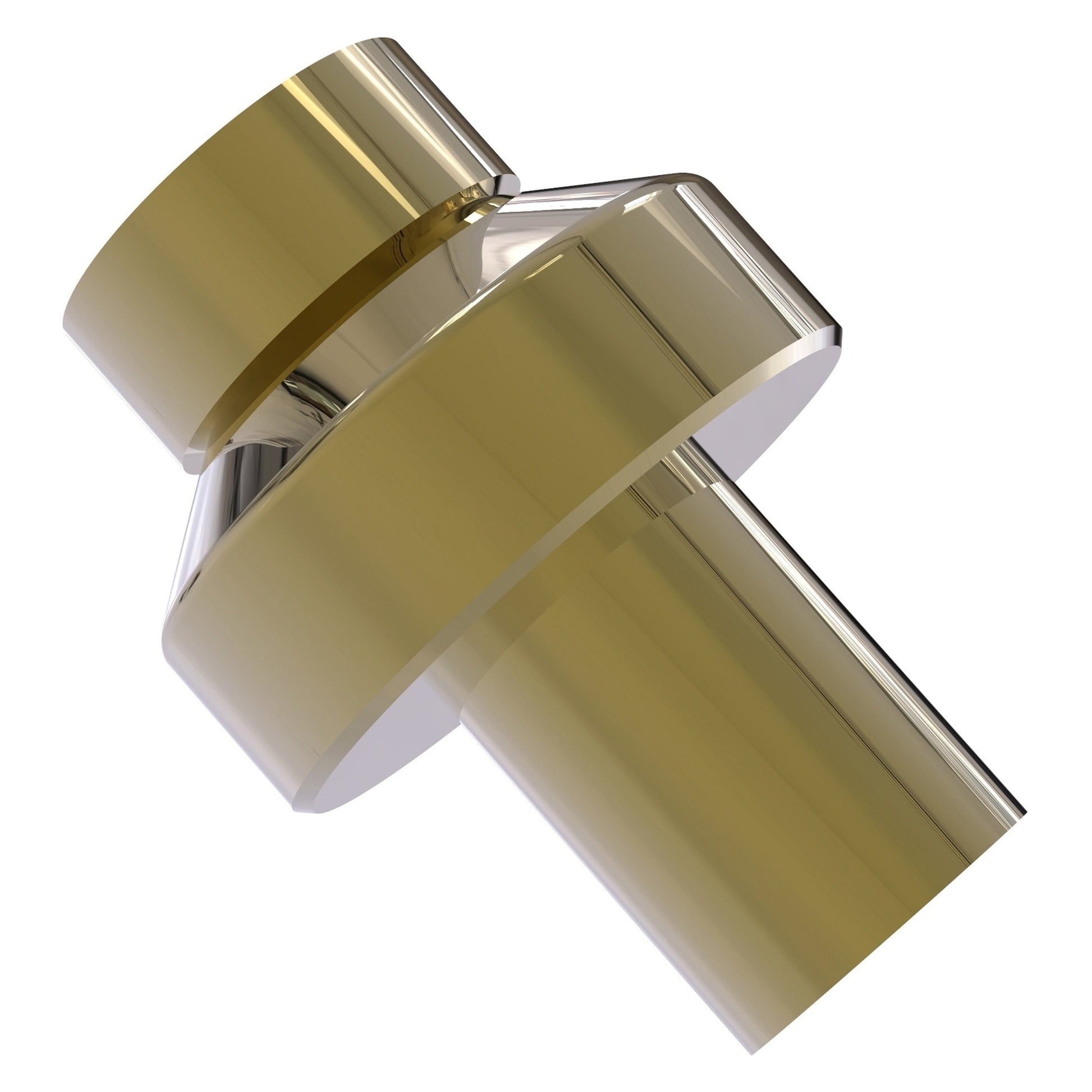 Allied Brass 108 1" Unlacquered Brass Solid Brass Cabinet Knob