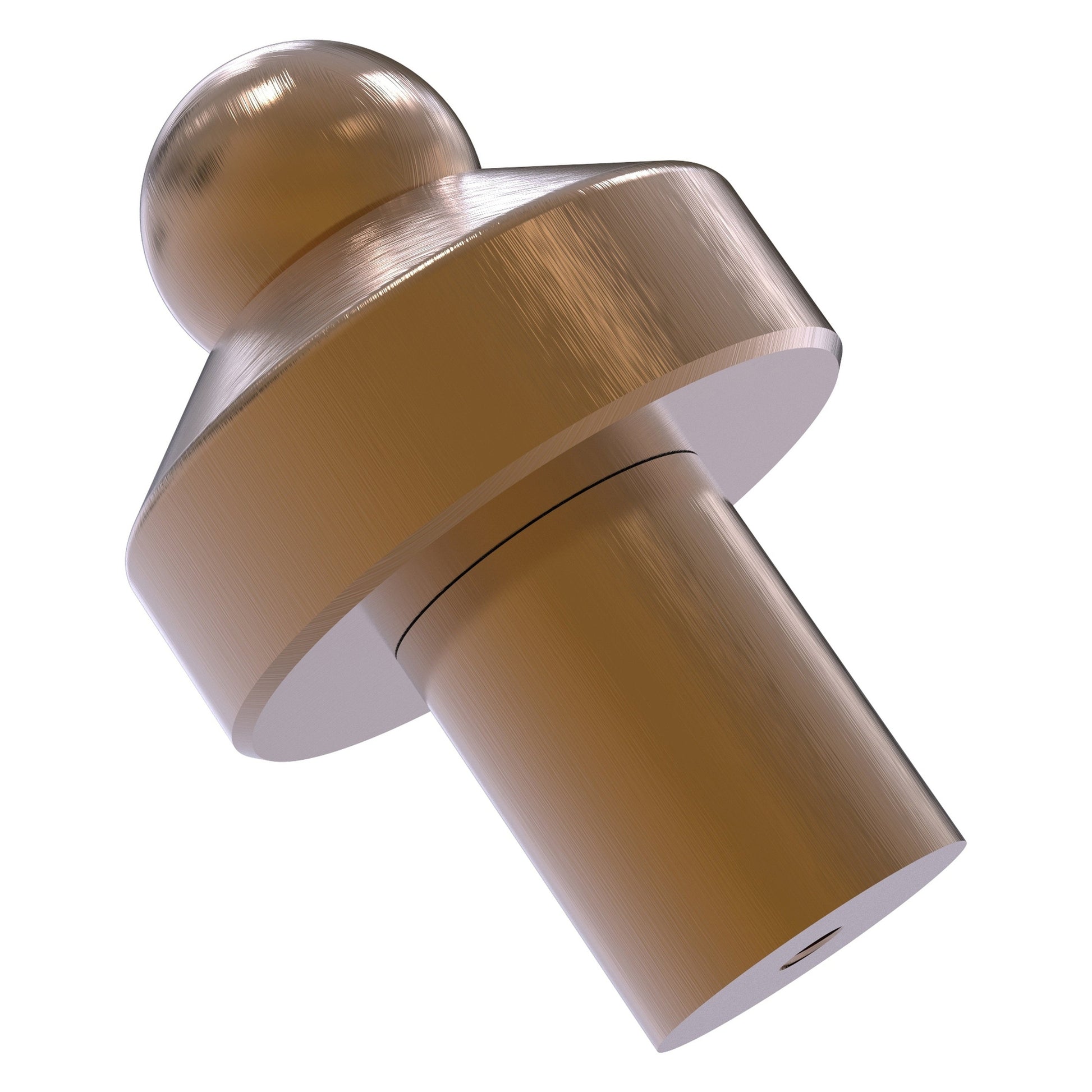 Allied Brass 109 1" Brushed Bronze Solid Brass Cabinet Knob