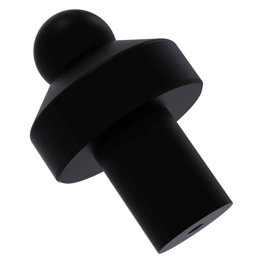 Allied Brass 109 1" Matte Black Solid Brass Cabinet Knob