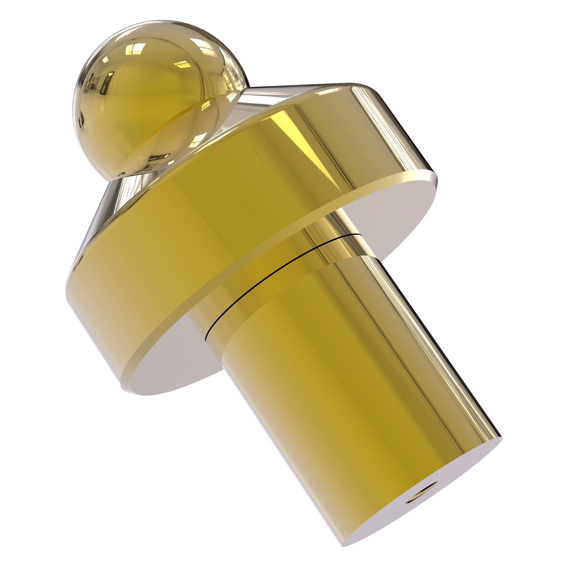 Allied Brass 109 1" Polished Brass Solid Brass Cabinet Knob