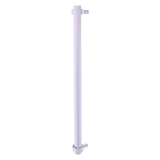 Allied Brass 402-RP 18" x 2.9" Satin Chrome Solid Brass Refrigerator Pull