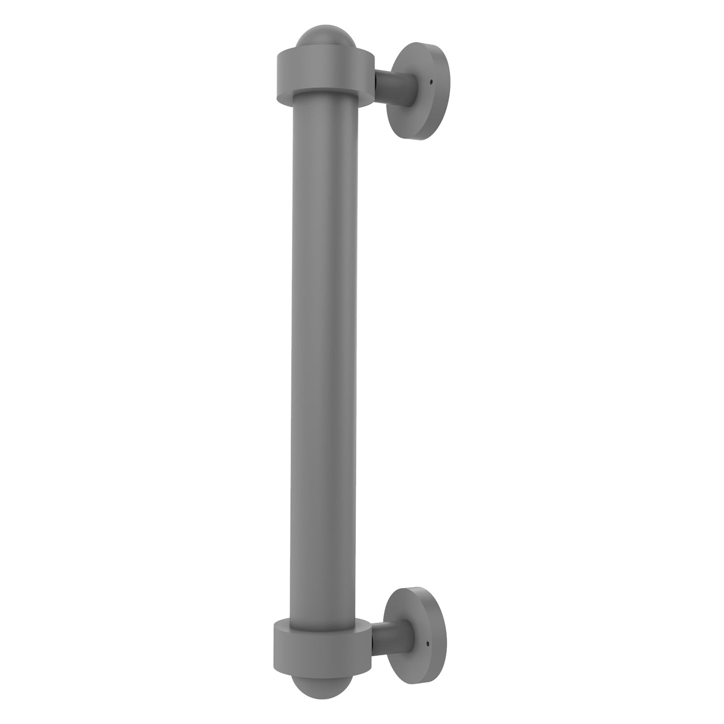 Allied Brass 402A 8" x 2.5" Matte Gray Solid Brass Door Pull