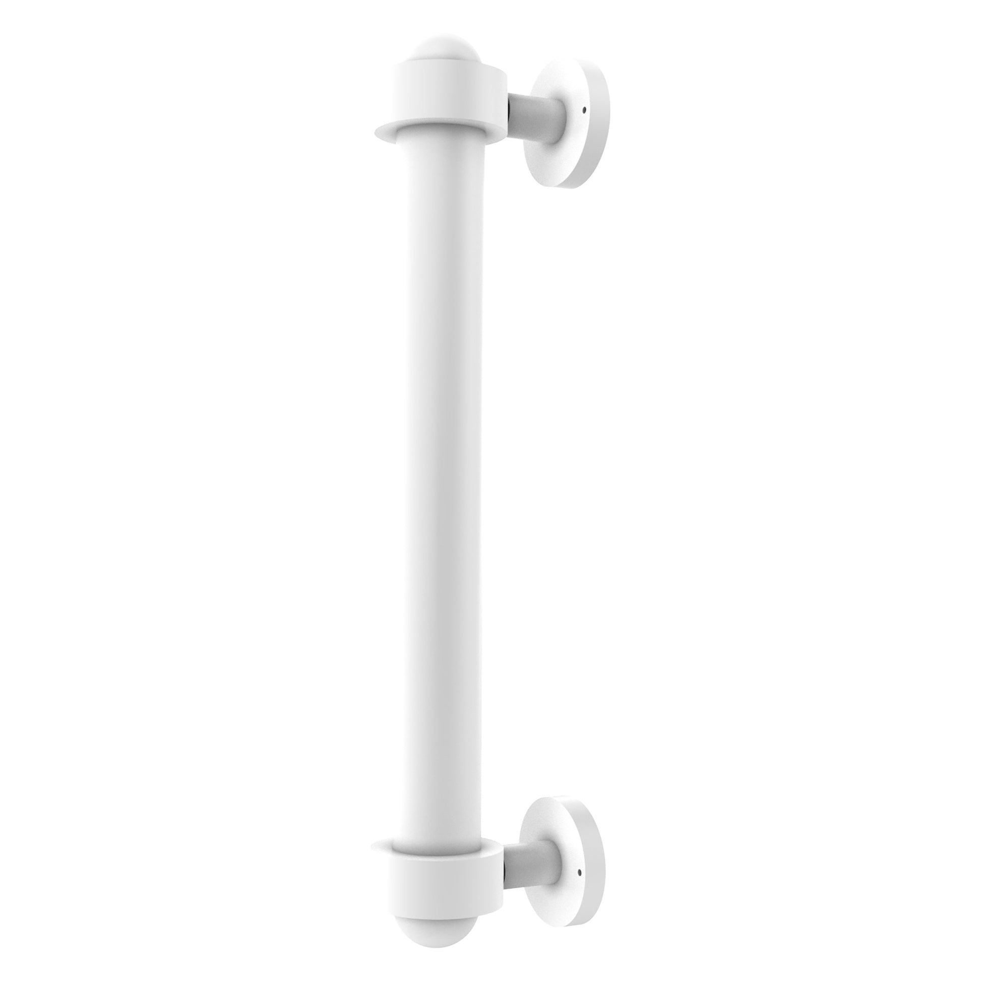 Allied Brass 402A 8" x 2.5" Matte White Solid Brass Door Pull