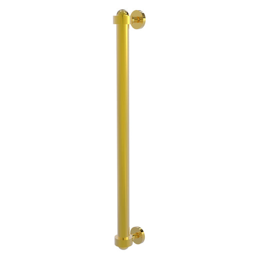 Allied Brass 402A-RP 18" x 2.1" Polished Brass Solid Brass Refrigerator Pull
