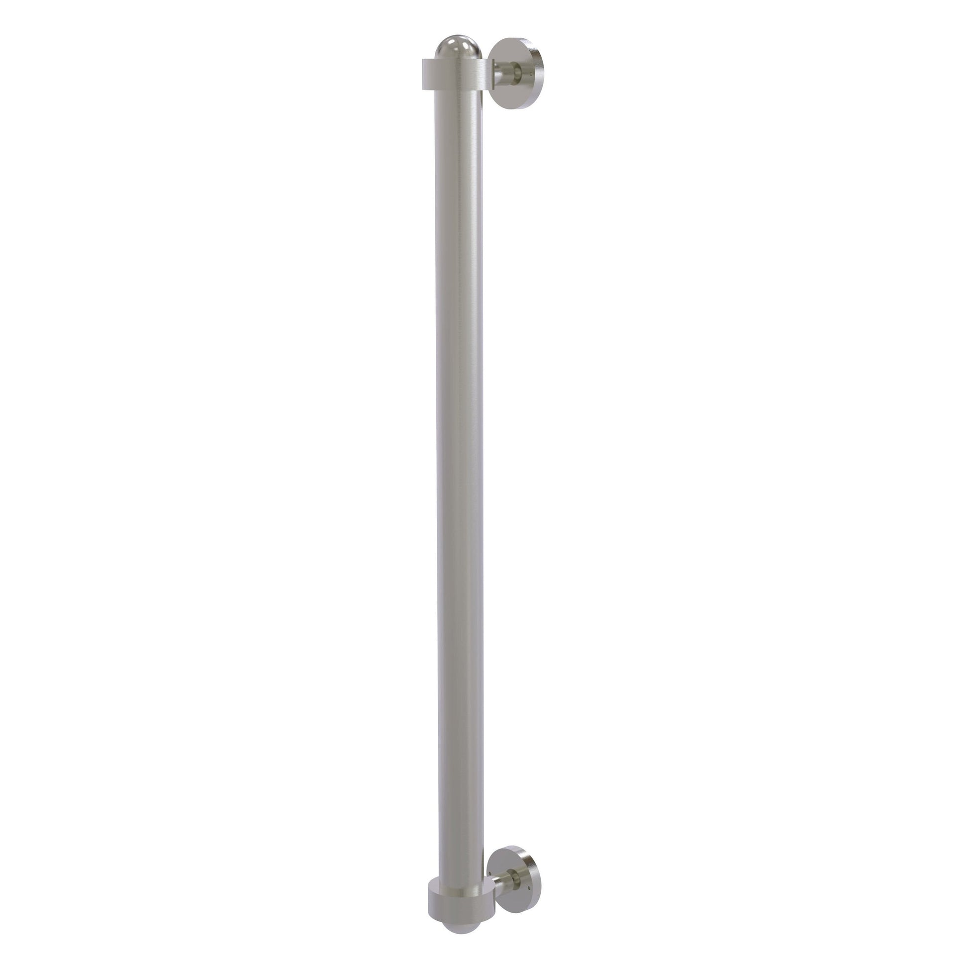 Allied Brass 402A-RP 18" x 2.1" Satin Nickel Solid Brass Refrigerator Pull