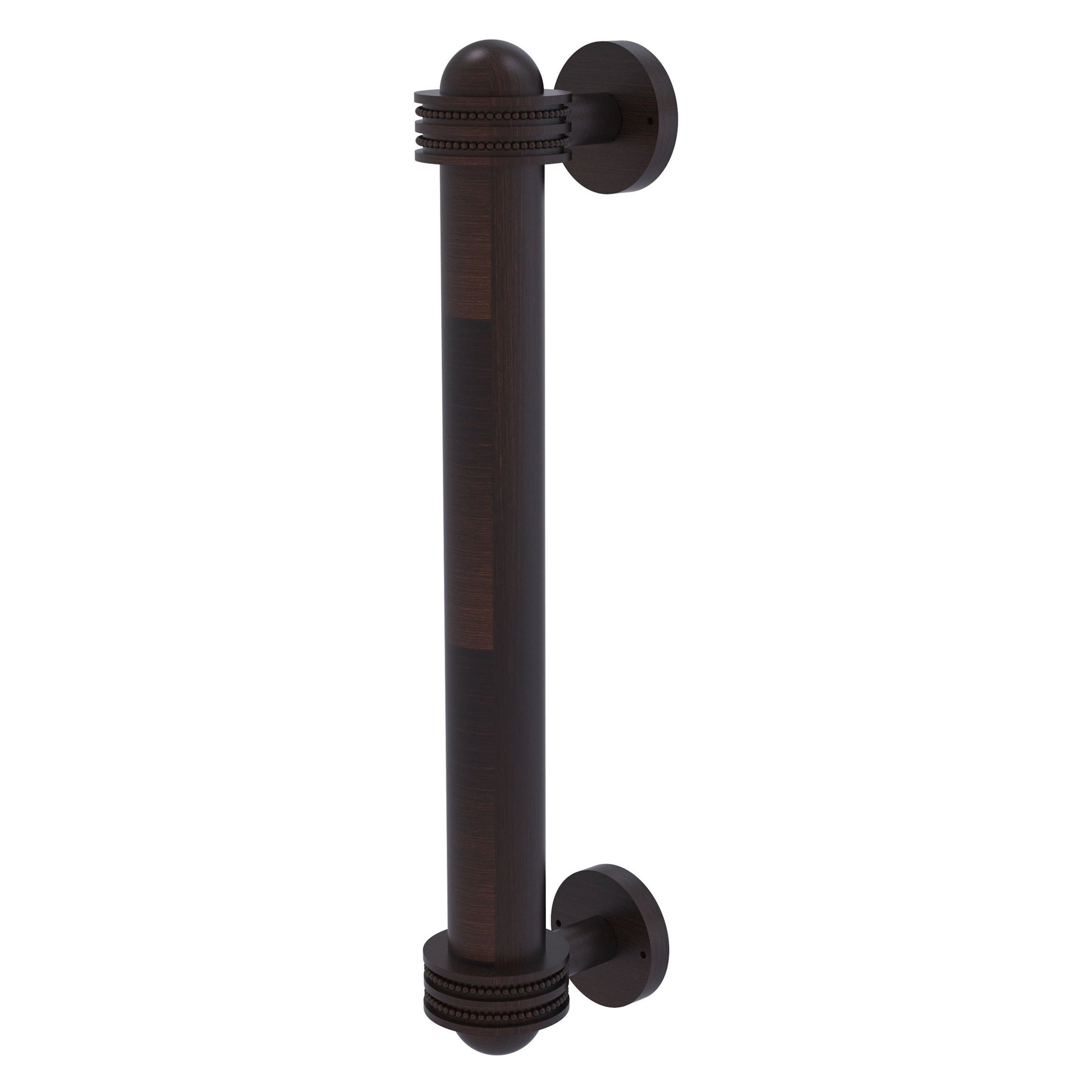 Allied Brass 402AD 8" x 2.5" Venetian Bronze Solid Brass Door Pull With Dotted Accents