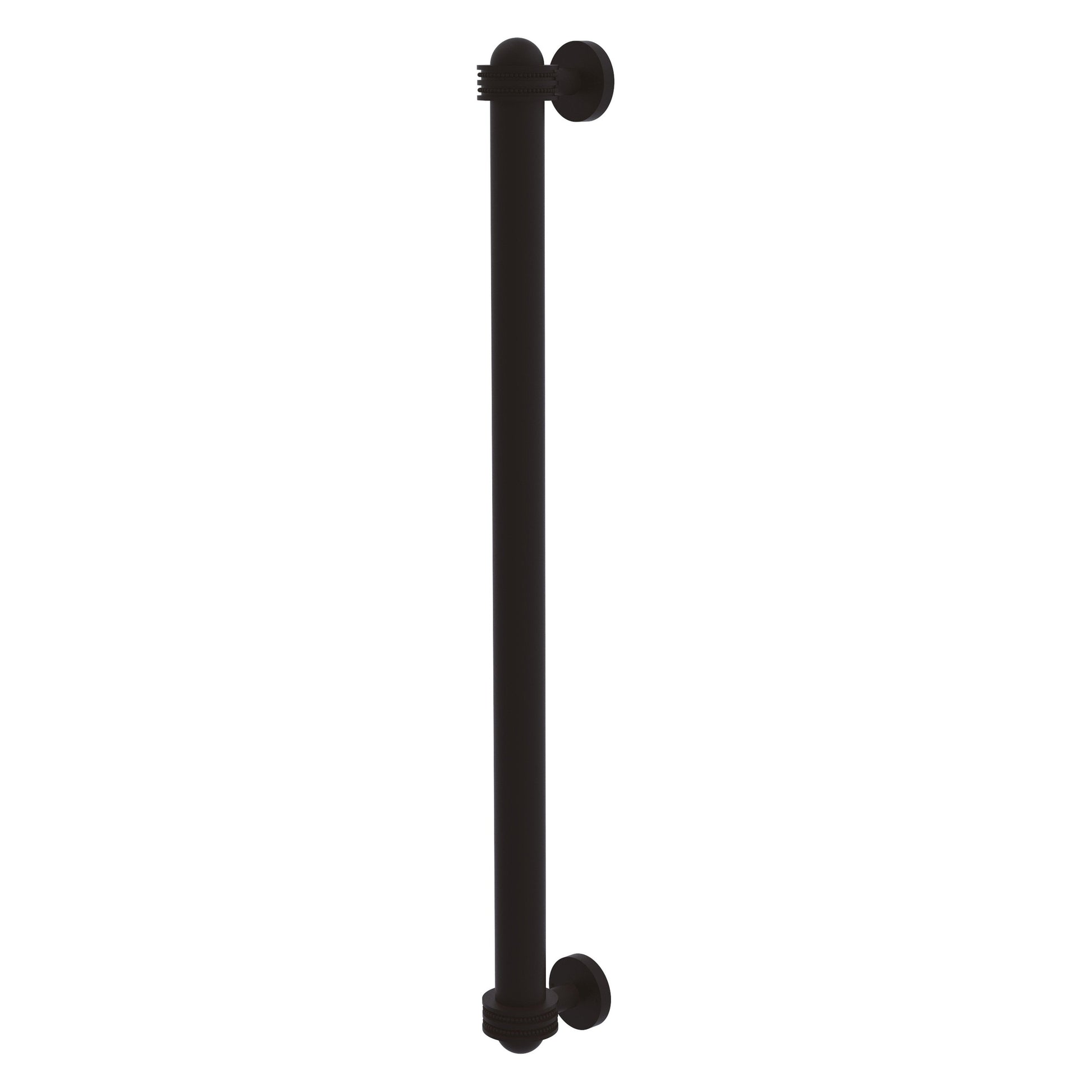 Allied Brass 402AD-RP 19.6" x 2.1" Oil Rubbed Bronze Solid Brass Refrigerator Pull With Dotted Accents