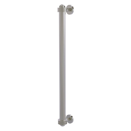 Allied Brass 402AD-RP 19.6" x 2.1" Satin Nickel Solid Brass Refrigerator Pull With Dotted Accents