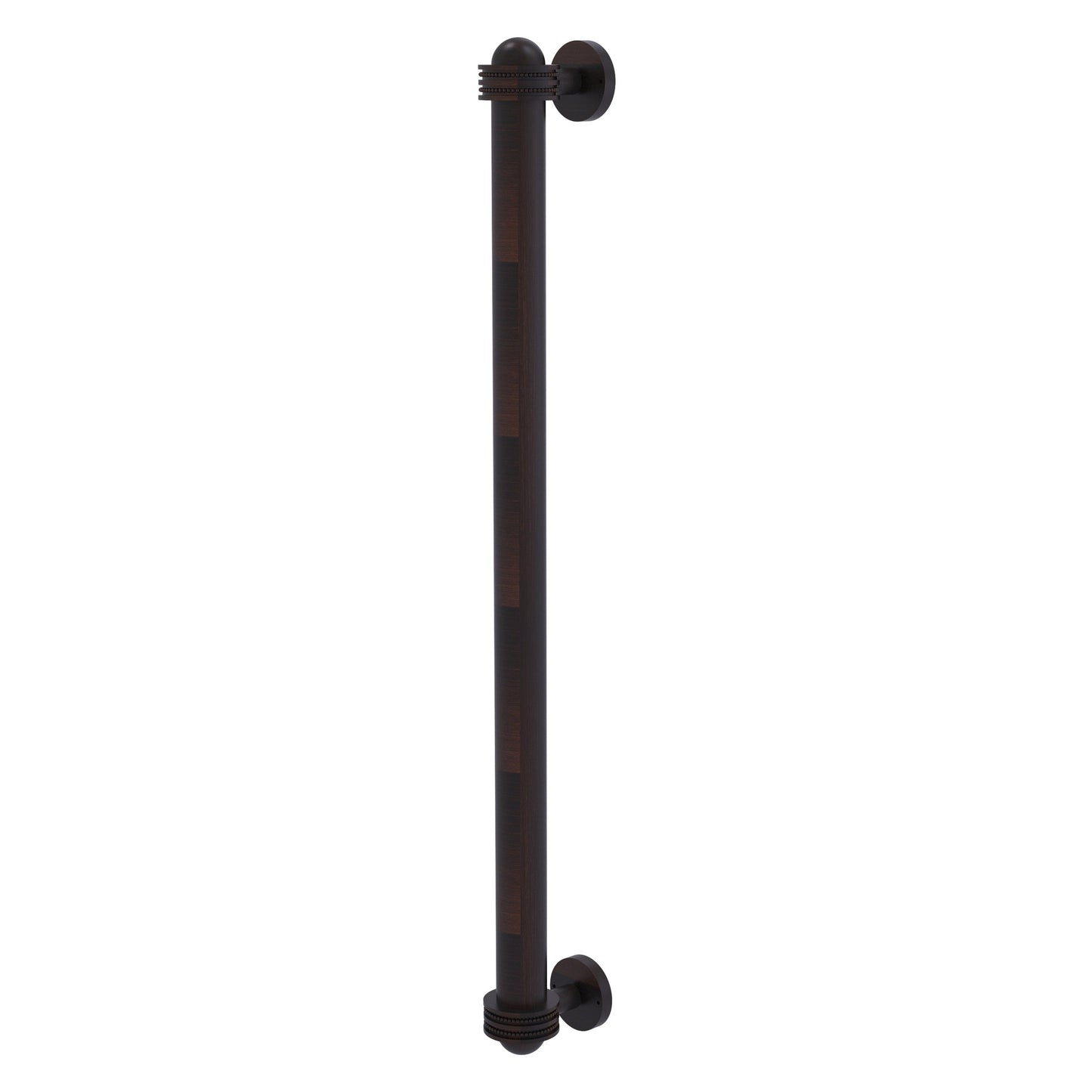 Allied Brass 402AD-RP 19.6" x 2.1" Venetian Bronze Solid Brass Refrigerator Pull With Dotted Accents