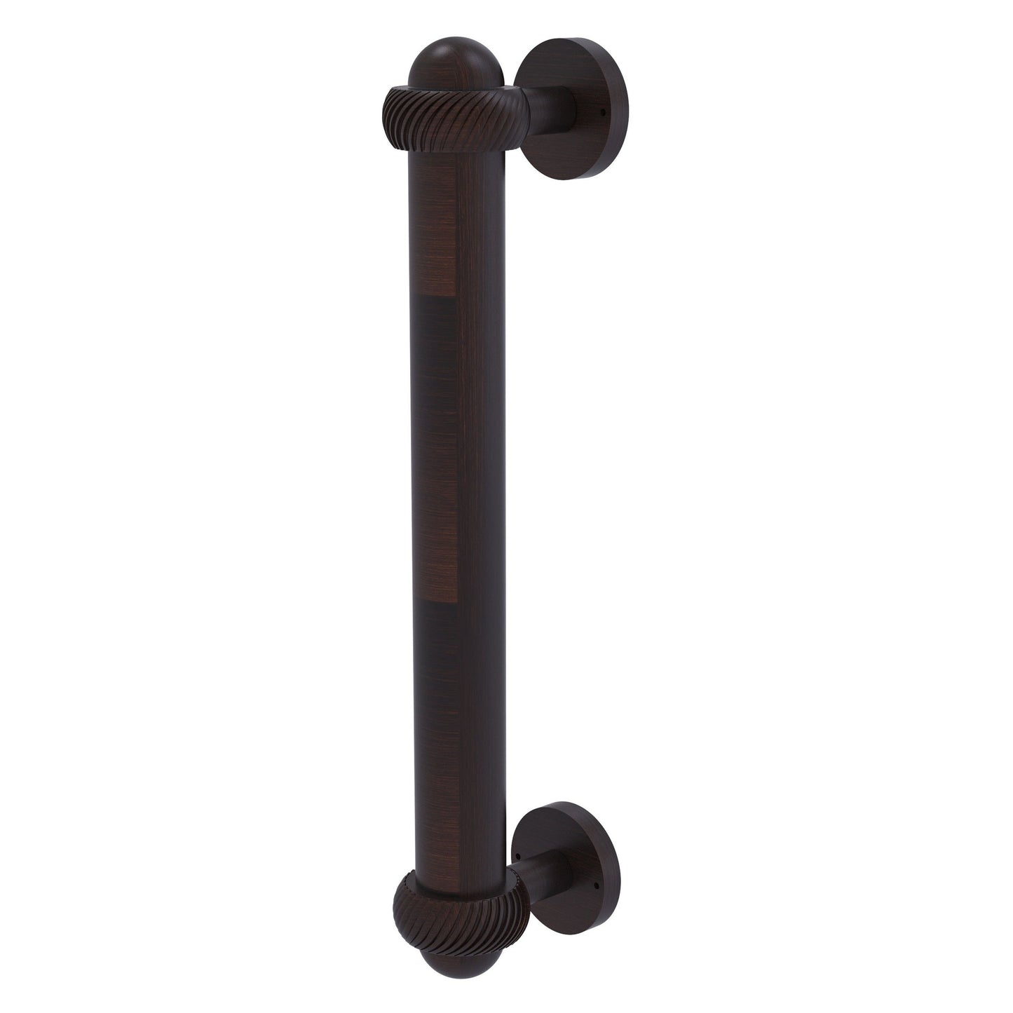 Allied Brass 402AT 8" x 2.5" Venetian Bronze Solid Brass Door Pull With Twisted Accents