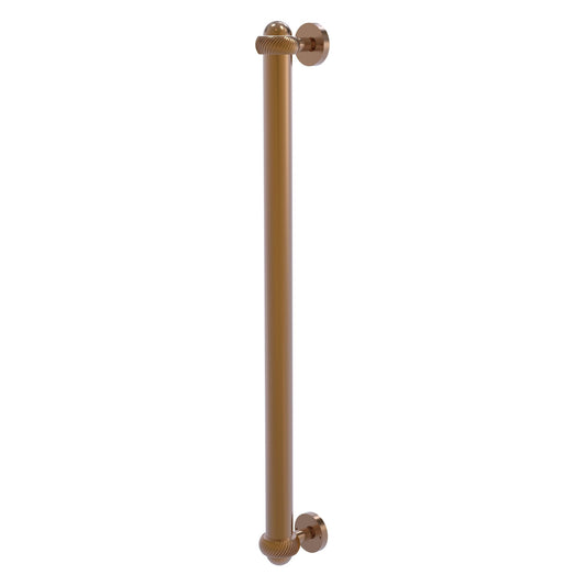 Allied Brass 402AT-RP 19.6" x 2.1" Brushed Bronze Solid Brass Refrigerator Pull With Twisted Accents