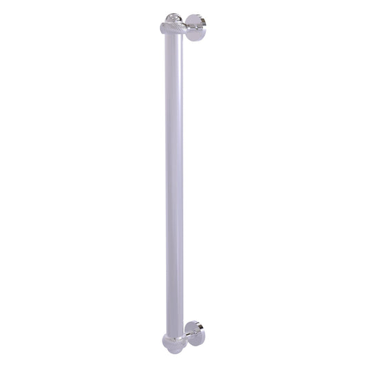 Allied Brass 402AT-RP 19.6" x 2.1" Polished Chrome Solid Brass Refrigerator Pull With Twisted Accents