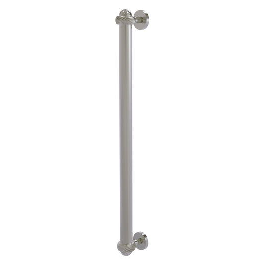 Allied Brass 402AT-RP 19.6" x 2.1" Satin Nickel Solid Brass Refrigerator Pull With Twisted Accents