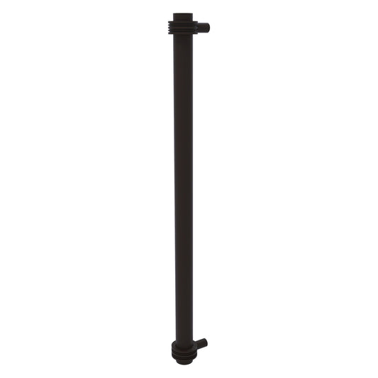 Allied Brass 402D-RP 19.6" x 2.9" Oil Rubbed Bronze Solid Brass Refrigerator Pull With Dotted Accents