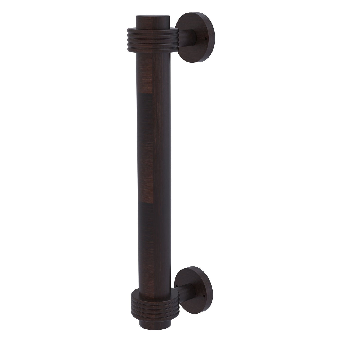 Allied Brass 402G 8" x 2.9" Venetian Bronze Solid Brass Door Pull With Grooved Accents