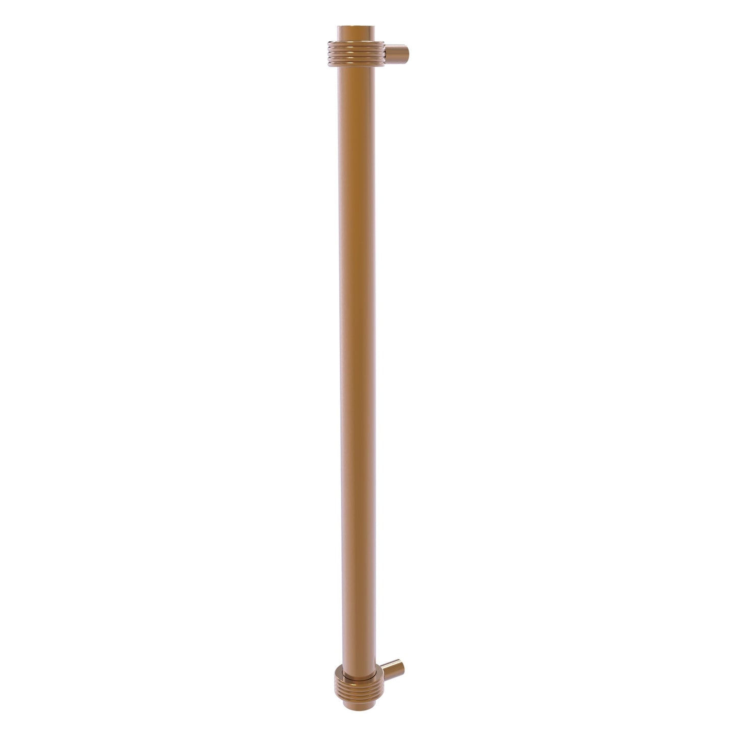 Allied Brass 402G-RP 19.6" x 2.9" Brushed Bronze Solid Brass Refrigerator Pull With Grooved Accents