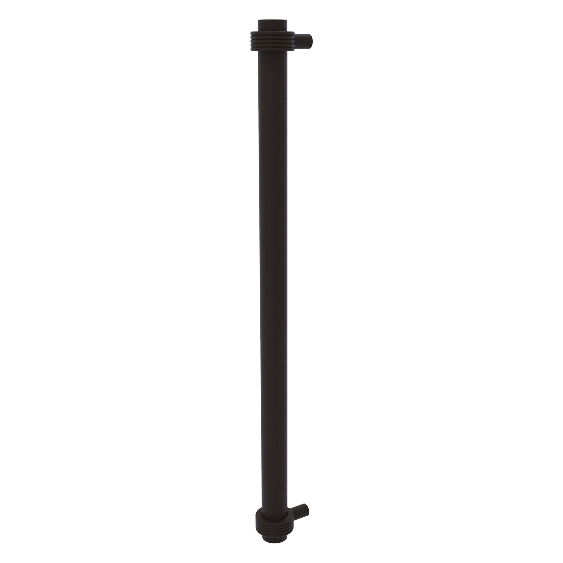Allied Brass 402G-RP 19.6" x 2.9" Oil Rubbed Bronze Solid Brass Refrigerator Pull With Grooved Accents