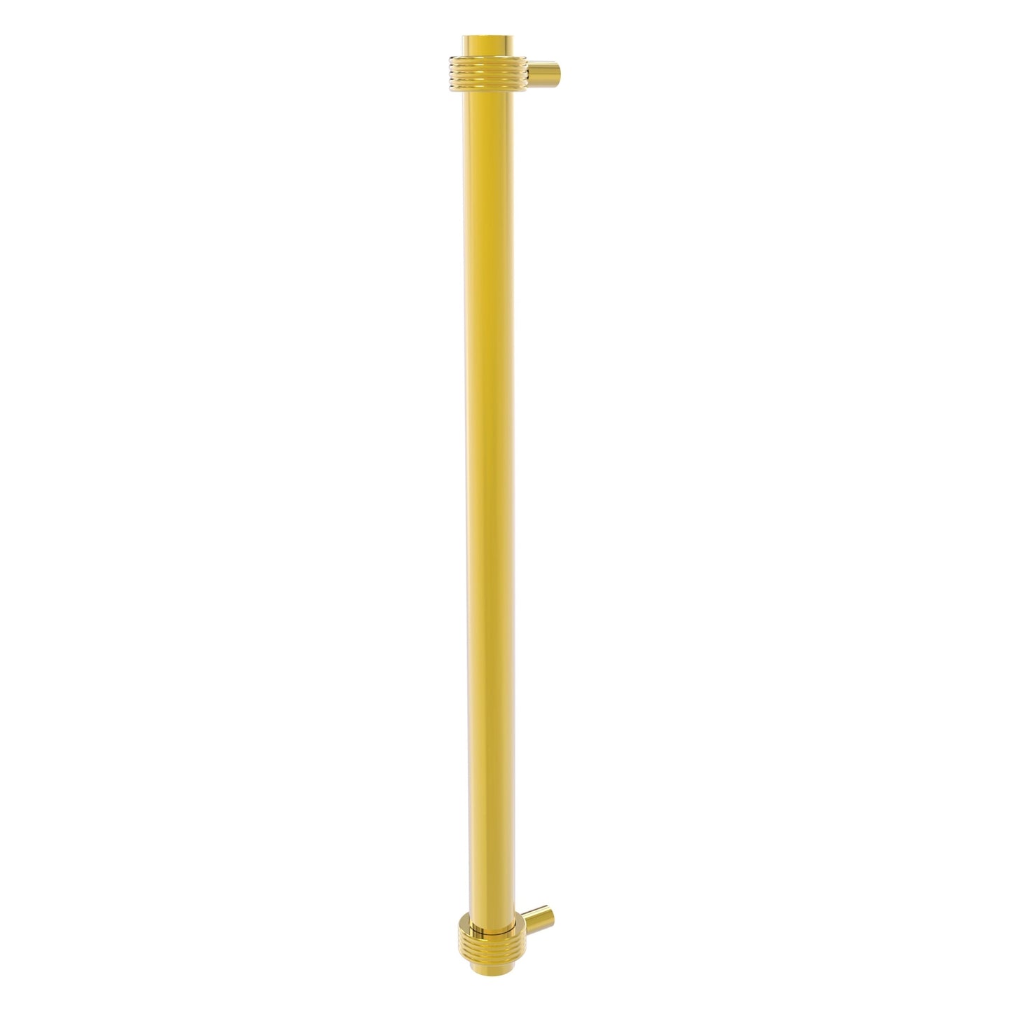 Allied Brass 402G-RP 19.6" x 2.9" Polished Brass Solid Brass Refrigerator Pull With Grooved Accents