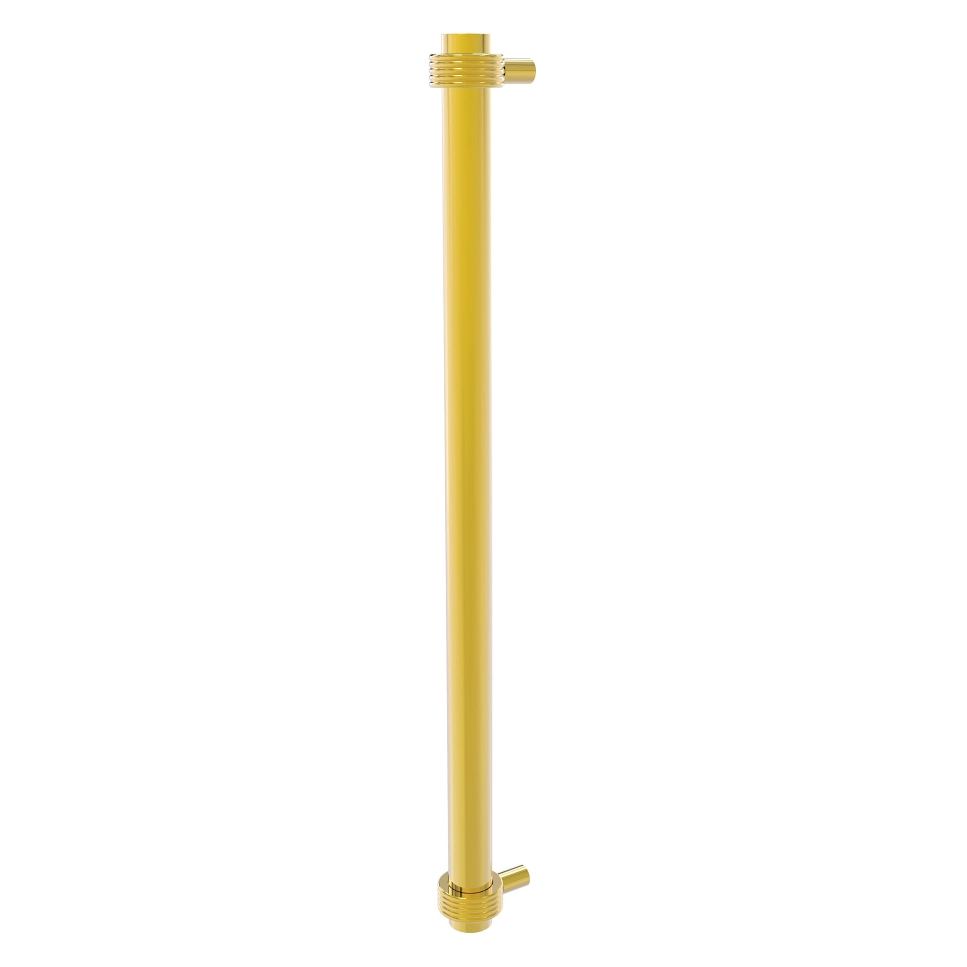 Allied Brass 402G-RP 19.6" x 2.9" Polished Brass Solid Brass Refrigerator Pull With Grooved Accents