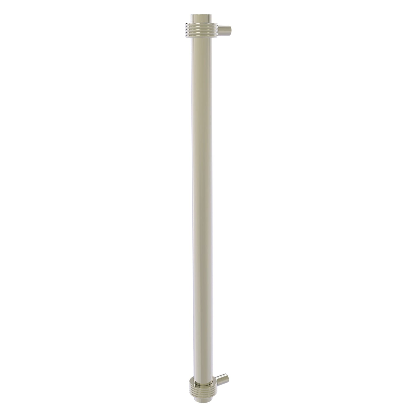 Allied Brass 402G-RP 19.6" x 2.9" Polished Nickel Solid Brass Refrigerator Pull With Grooved Accents