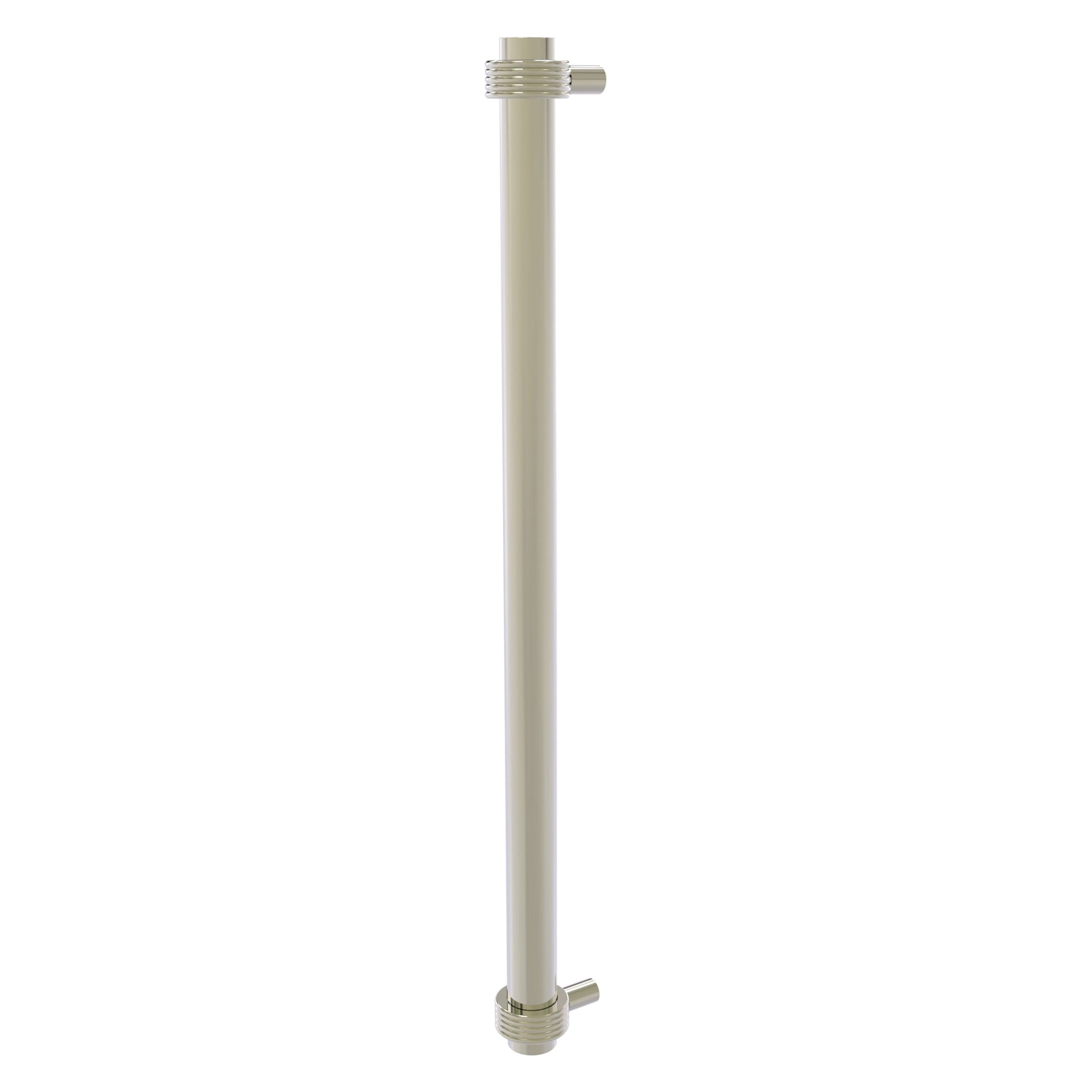 Allied Brass 402G-RP 19.6" x 2.9" Polished Nickel Solid Brass Refrigerator Pull With Grooved Accents