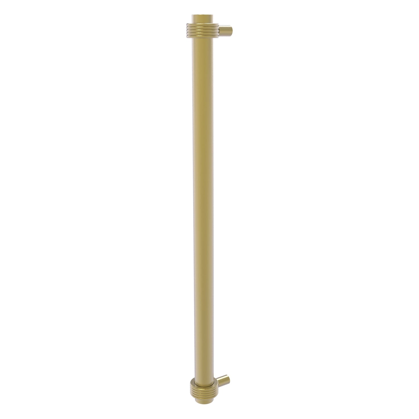 Allied Brass 402G-RP 19.6" x 2.9" Satin Brass Solid Brass Refrigerator Pull With Grooved Accents