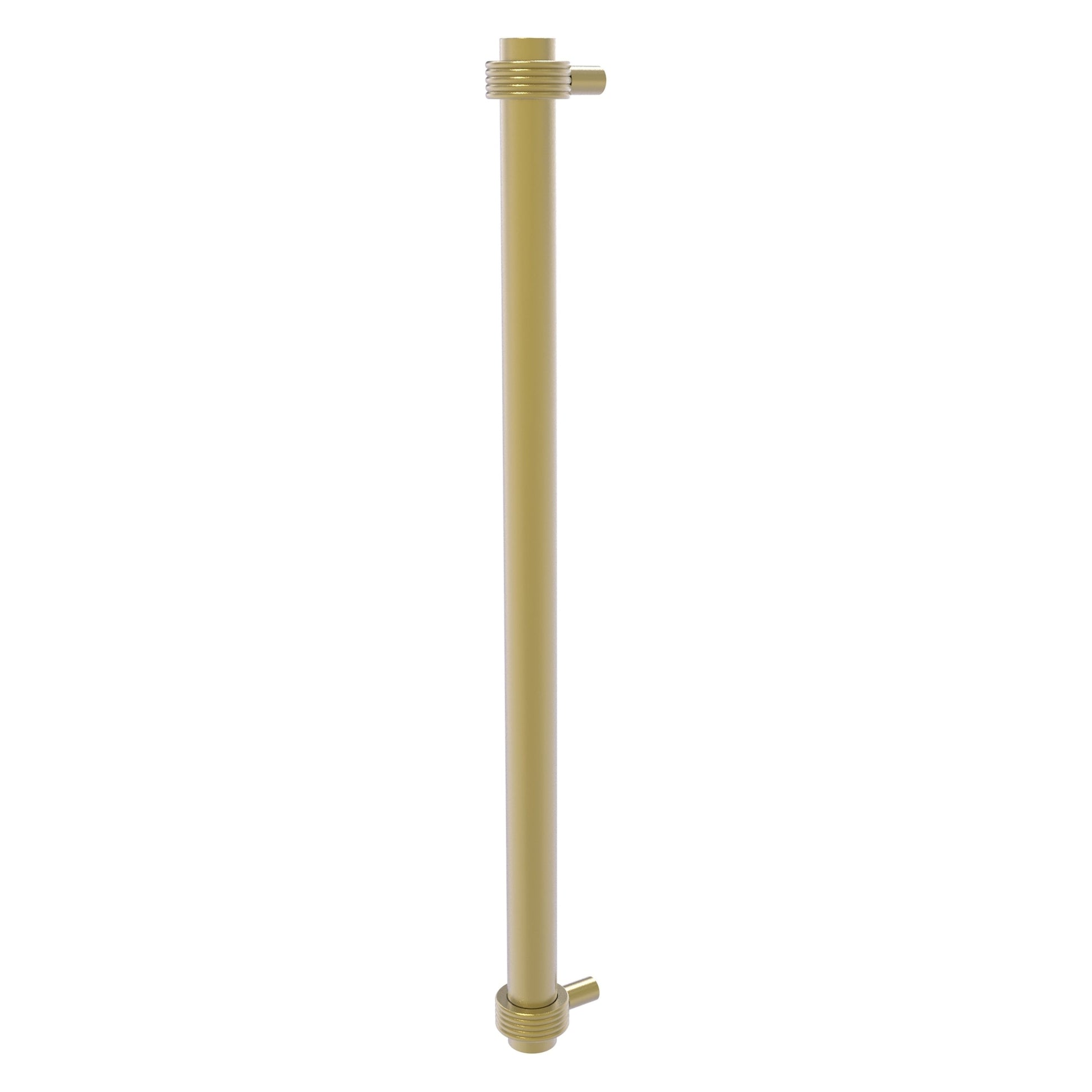 Allied Brass 402G-RP 19.6" x 2.9" Satin Brass Solid Brass Refrigerator Pull With Grooved Accents