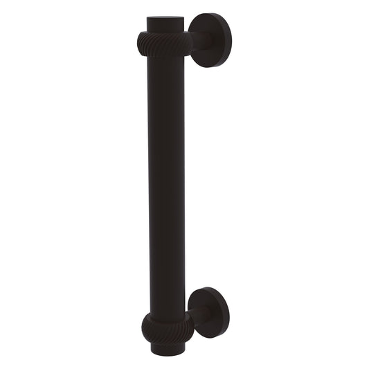 Allied Brass 402T 8" x 2.9" Oil Rubbed Bronze Solid Brass Door Pull With Twisted Accents