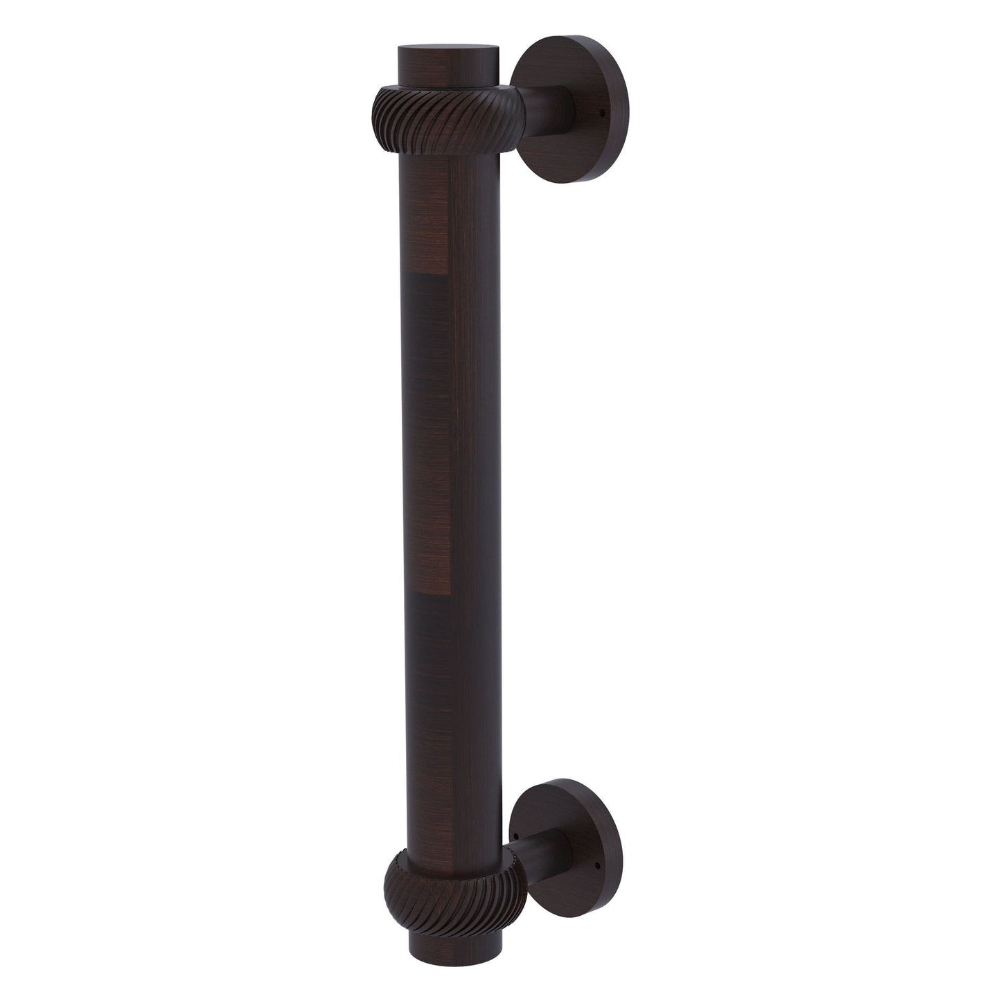 Allied Brass 402T 8" x 2.9" Venetian Bronze Solid Brass Door Pull With Twisted Accents