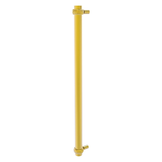 Allied Brass 402T-RP 19.6" x 2.9" Polished Brass Solid Brass Refrigerator Pull With Twisted Accents