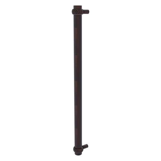 Allied Brass 402T-RP 19.6" x 2.9" Venetian Bronze Solid Brass Refrigerator Pull With Twisted Accents