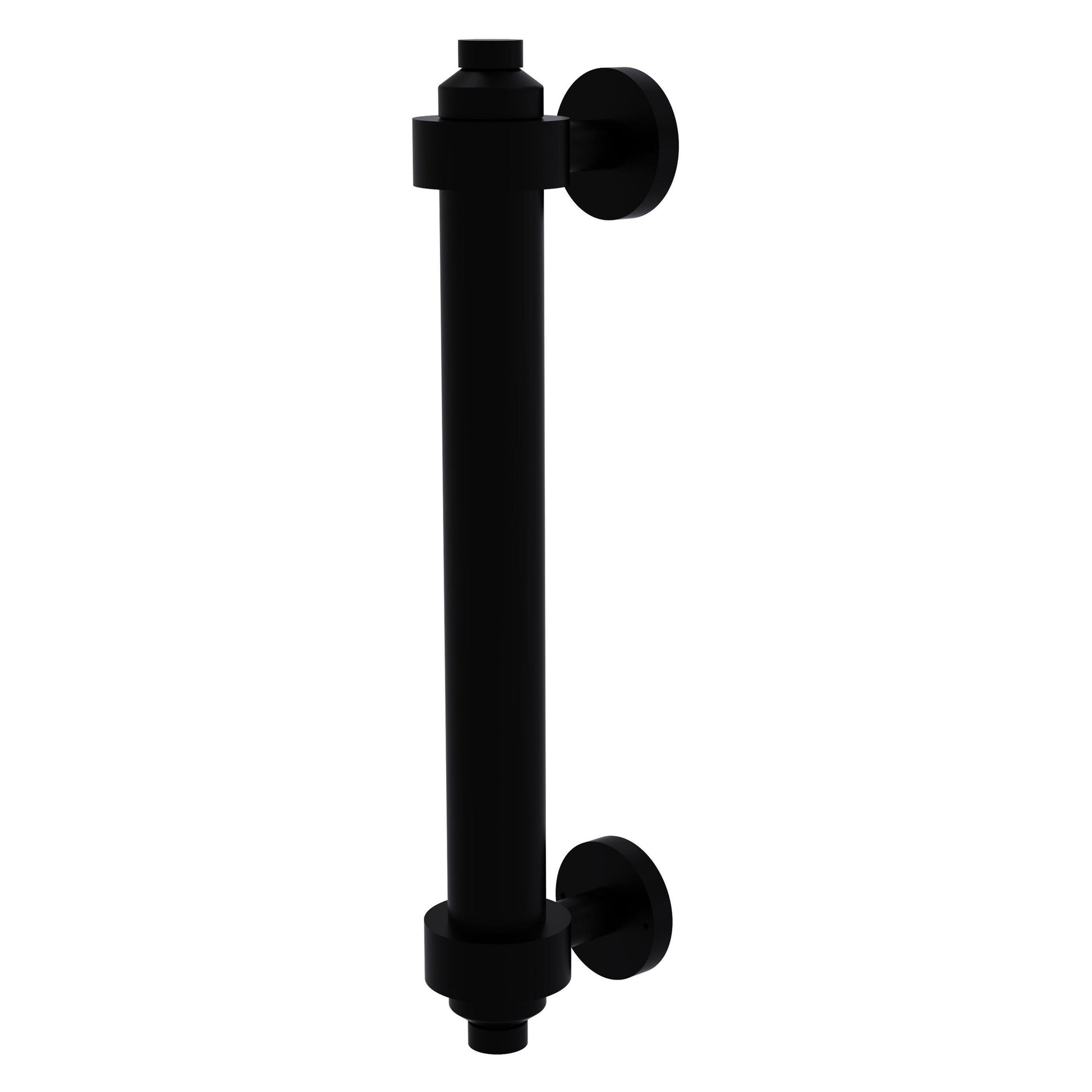 Allied Brass 403 8" x 1.5" Matte Black Solid Brass Door Pull