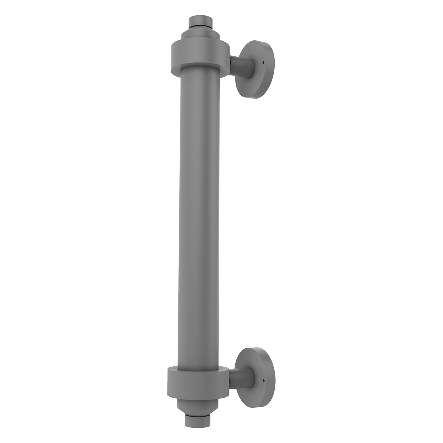 Allied Brass 403 8" x 1.5" Matte Gray Solid Brass Door Pull