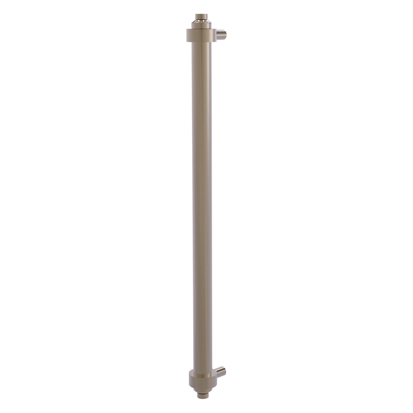 Allied Brass 403-RP 18" x 1.5" Antique Pewter Solid Brass Refrigerator Pull