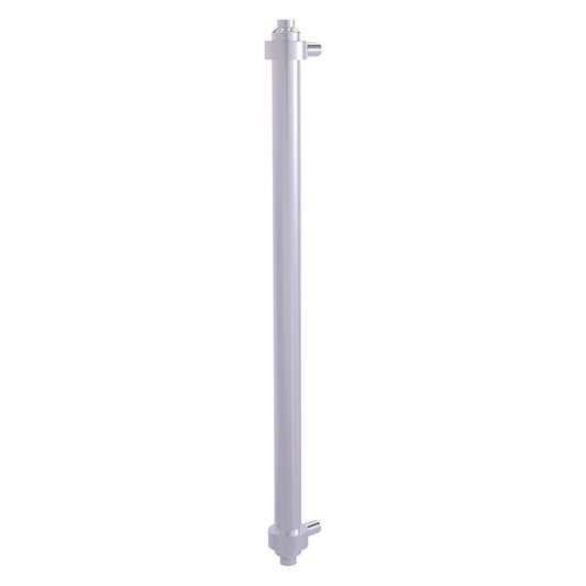 Allied Brass 403-RP 18" x 1.5" Satin Chrome Solid Brass Refrigerator Pull