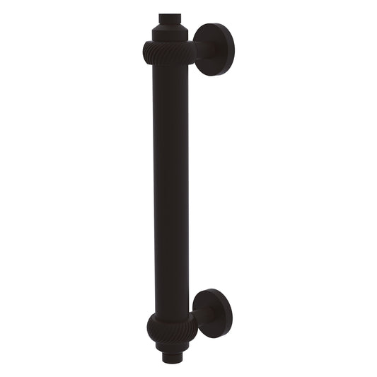 Allied Brass 403T 8" x 1.5" Oil Rubbed Bronze Solid Brass Door Pull With Twisted Accents
