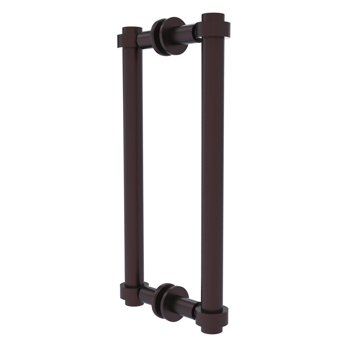 Allied Brass 404-12BB 13.4" x 7.2" Antique Bronze Solid Brass Back-to-Back Shower Door Pull