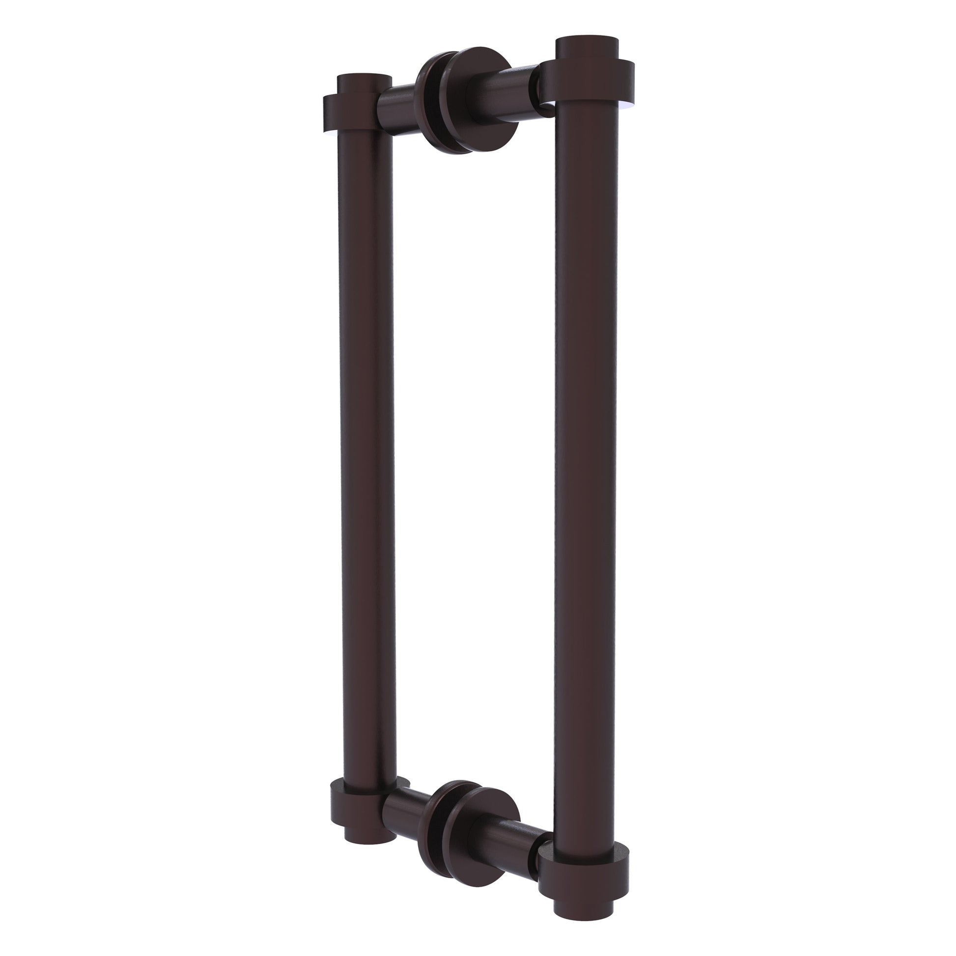 Allied Brass 404-12BB 13.4" x 7.2" Antique Bronze Solid Brass Back-to-Back Shower Door Pull