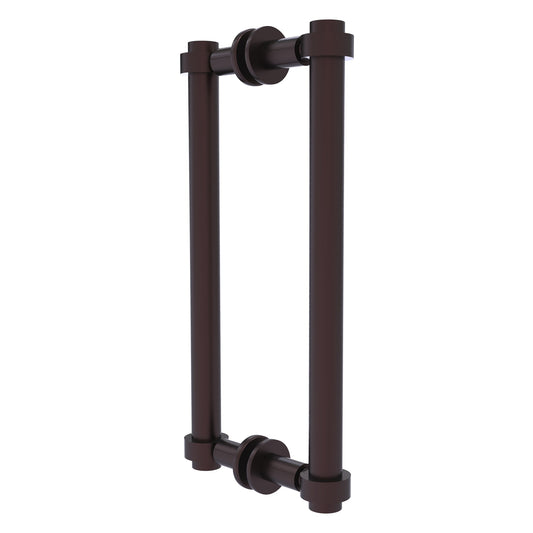 Allied Brass 404-12BB 13.4" x 7.2" Antique Bronze Solid Brass Back-to-Back Shower Door Pull