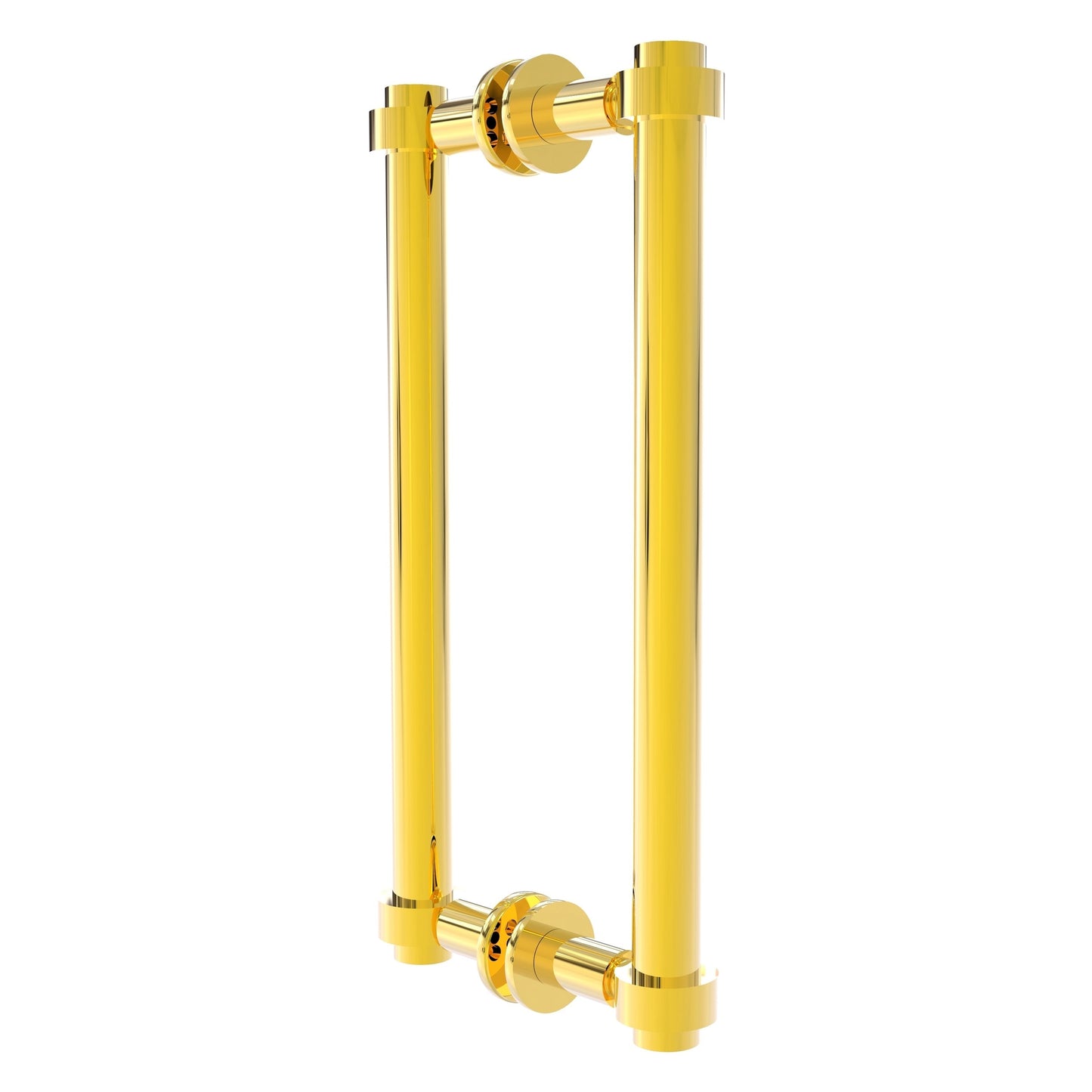 Allied Brass 404-12BB 13.4" x 7.2" Polished Brass Solid Brass Back-to-Back Shower Door Pull